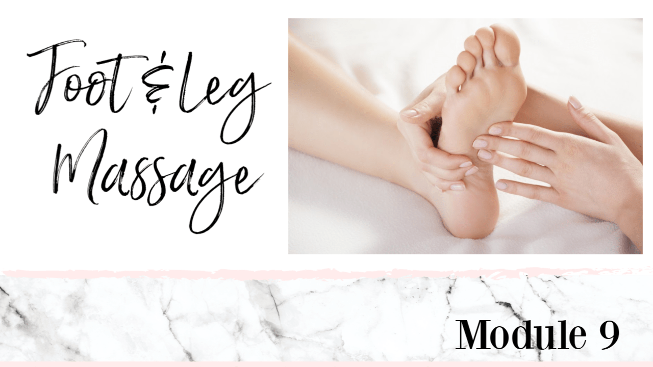 meticulous manicurist foot and leg massage online class course workshop