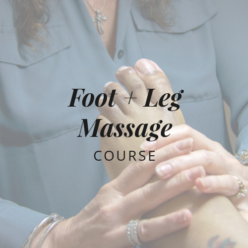 foot and leg massage course
